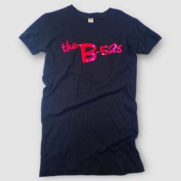 NWOT The B-52S Rock Band Logo Tee Shirt Black Size Small - Picture 1 of 3